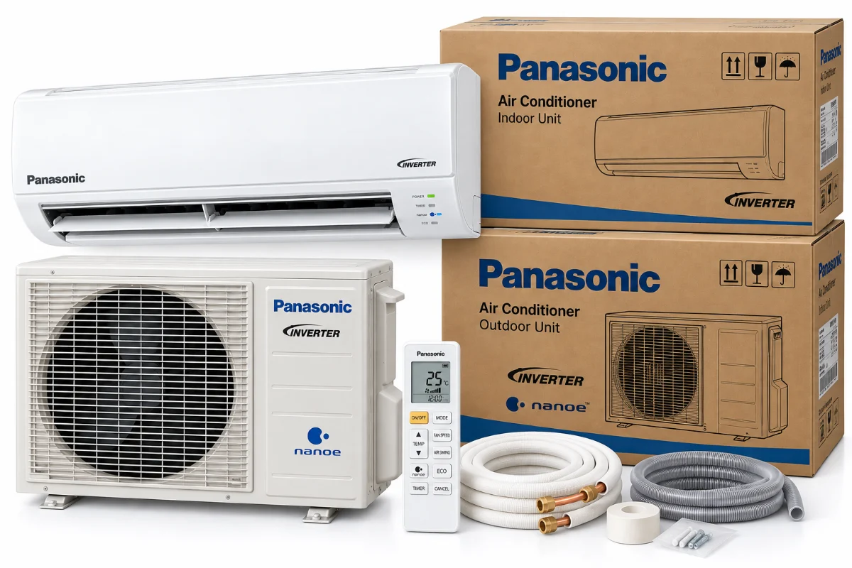 Máy lạnh Panasonic Inverter CU/CS-PU – kèm hộp và phụ kiện