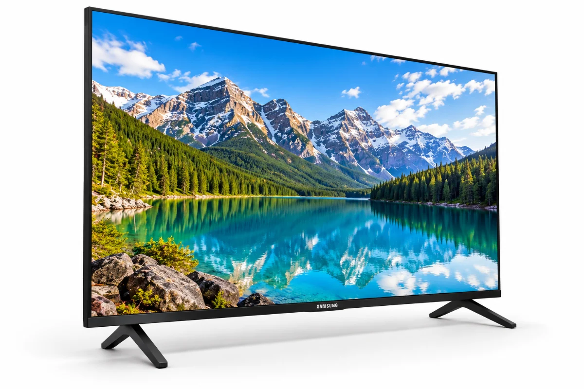 Smart Tivi Samsung 4K Crystal UHD CU8000 – góc nghiêng