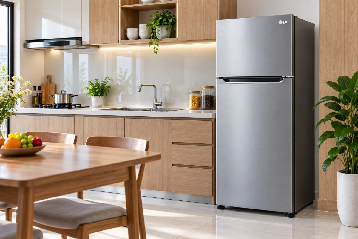 Tủ lạnh LG Inverter 335 lít GN-M332PS – trong không gian sử dụng