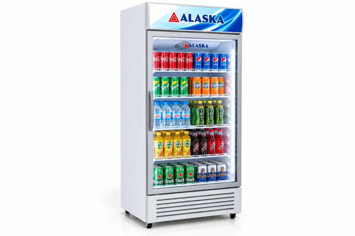 Tủ mát Alaska Inverter 300 lít LC-533H – góc nghiêng